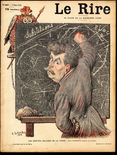 Copertina di "Il Riso", Satirico a Colori da Charles Leandre