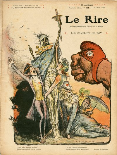 Copertina di "Il Riso", numero 321, Satirico a Colori da Charles Leandre
