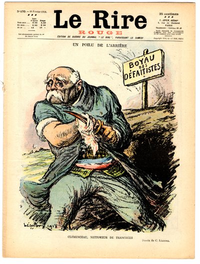 Copertina di "The Red Laughter", satirico a colori da Charles Leandre