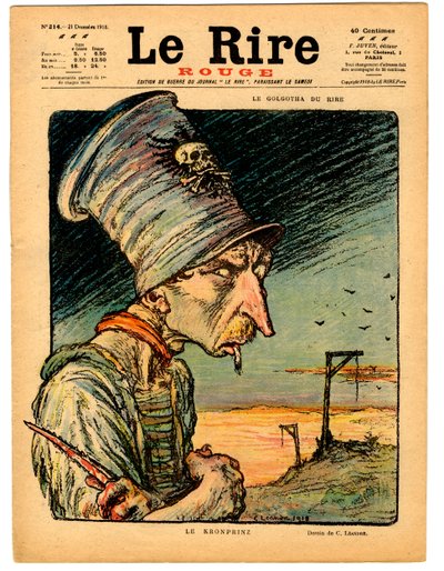 Copertina di Il Riso Rosso, satirico a colori da Charles Leandre