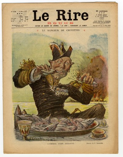 Copertina di Il Riso Rosso, satirico a colori da Charles Leandre