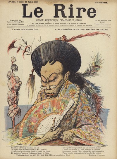 Imperatrice vedova della Cina da Charles Leandre