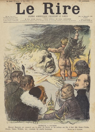 Omaggio a Honore Daumier, Illustrazione per Le Rire da Charles Leandre