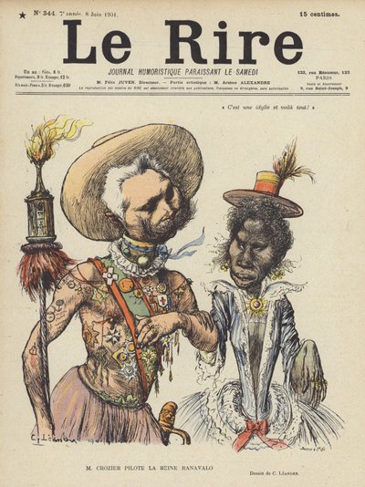 Illustrazione per Le Rire da Charles Leandre