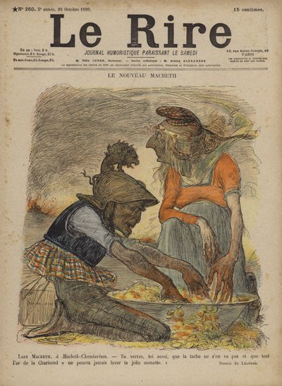 Illustrazione per Le Rire da Charles Leandre