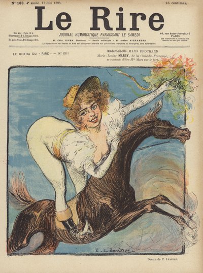 Illustrazione per Le Rire da Charles Leandre