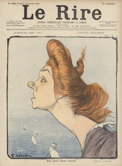 Illustrazione per Le Rire da Charles Leandre