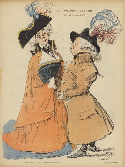 Illustrazione per Le Rire da Charles Leandre