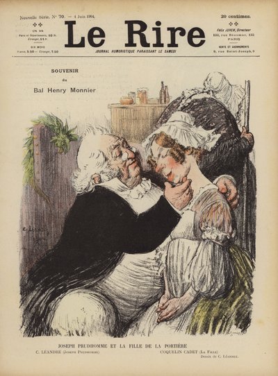 Illustrazione per Le Rire da Charles Leandre