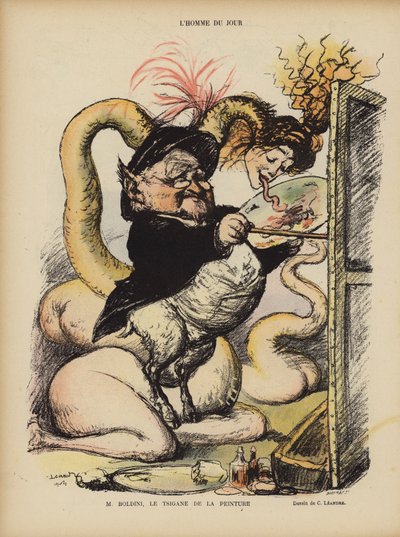Illustrazione per Le Rire da Charles Leandre