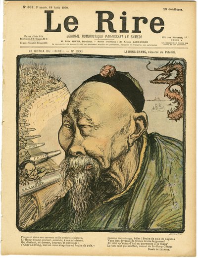 Illustrazione di Charles Leandre per la copertina di Le Lire da Charles Leandre