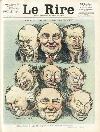 Illustrazione di Charles Leandre (1862-1934) per la copertina di Le Rire da Charles Leandre