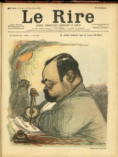 Illustrazione di Charles Leandre per la copertina di Le Rire da Charles Leandre