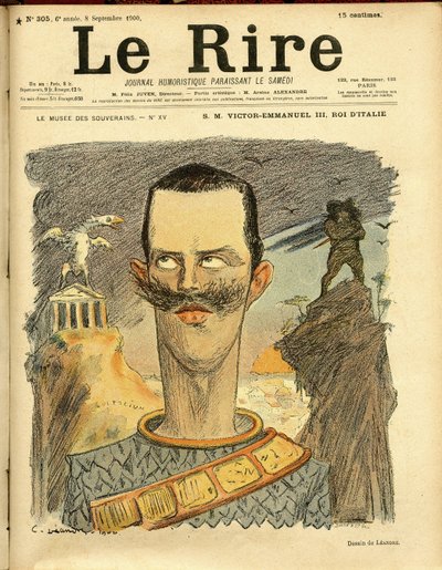Illustrazione di Charles Leandre per la copertina di Le Rire da Charles Leandre