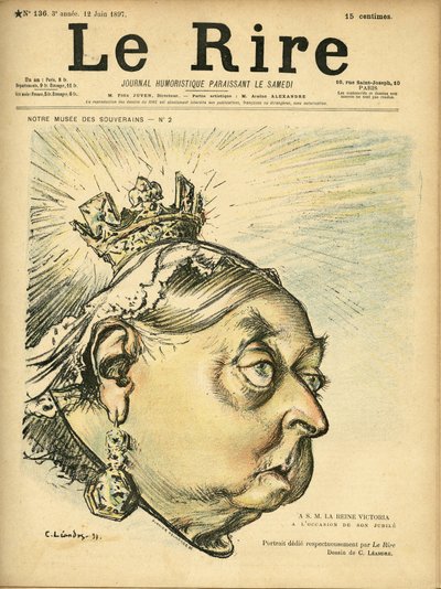 Illustrazione di Charles Leandre (1862-1934) per la copertina di Le Rire da Charles Leandre