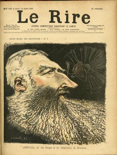 Illustrazione di Charles Leandre (1862-1934) per la copertina di Le Rire da Charles Leandre