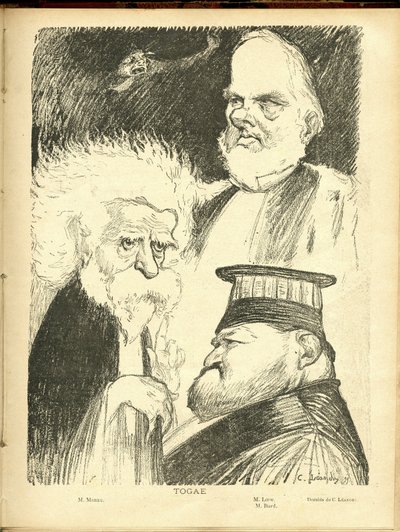 Illustrazione di Charles Leandre (1862-1934) in Le Lire da Charles Leandre