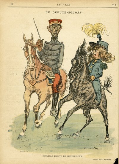 Illustrazione di Charles Leandre in Le Rire da Charles Leandre