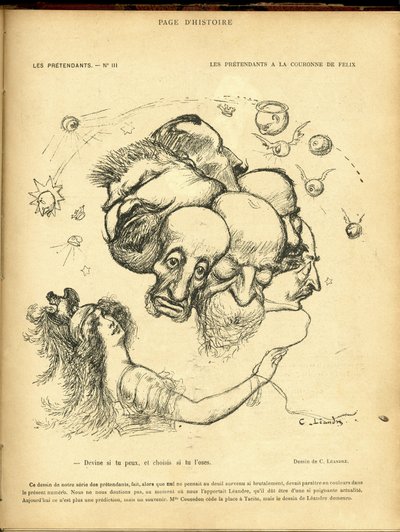 Illustrazione di Charles Leandre in Le Rire da Charles Leandre