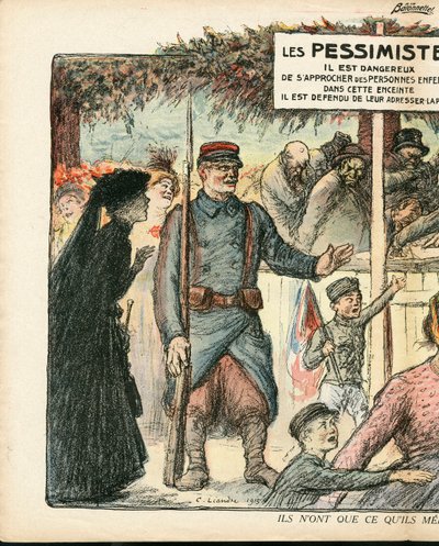 La Baionnette, Satirico a Colori da Charles Leandre