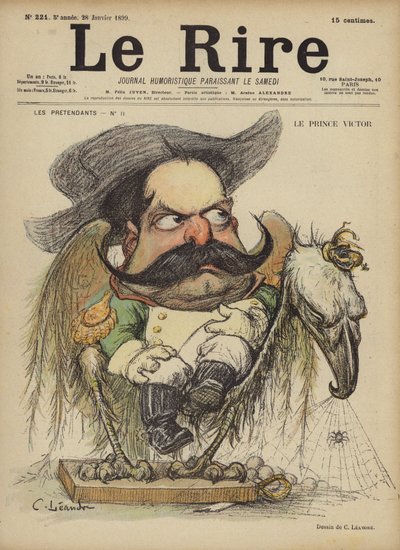 Le Prince Victor, illustrazione per Le Rire da Charles Leandre