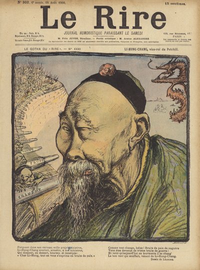 Li Hung Chang, illustrazione per Le Rire da Charles Leandre