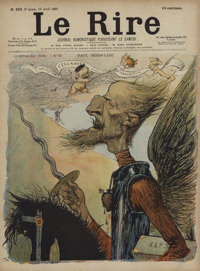 Paul Deroulede, Illustrazione per Le Rire da Charles Leandre