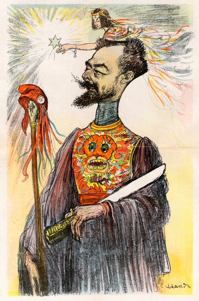 Paul Doumer (1857-1932) - Caricatura di Charles Leandre (1862-1934) in 