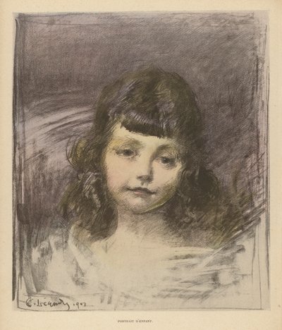Ritratto di un bambino da Charles Leandre