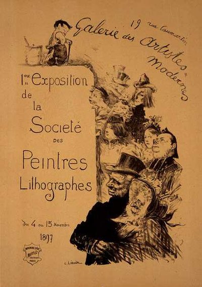 Riproduzione di un poster che pubblicizza 