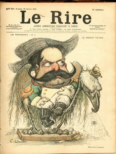 Il riso, satirico a colori da Charles Leandre