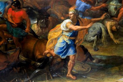 La battaglia di Arbela (particolare) da Charles Lebrun
