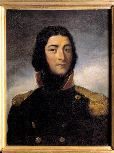 Ritratto del Generale Louis Lazare Hoche in uniforme da capitano nel 1792 da Charles Lefebvre