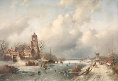 Scena invernale da Charles Leickert