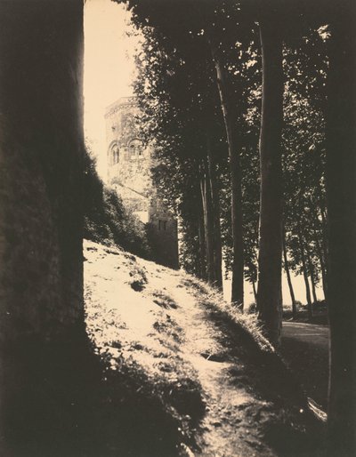 Autun, Torre delle Orsoline, ca. 1860 da Charles Lenormand