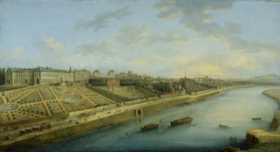 Passy e Chaillot visti da Grenelle, circa 1743 da Charles Leopold Grevenbroeck