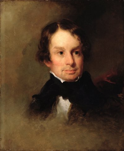 Ritratto di Henry Wadsworth Longfellow (1807-82) da Charles Loring Elliot
