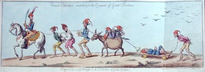 Volontari Francesi che Marciano alla Conquista della Gran Bretagna da Charles Lorraine (after) Smith