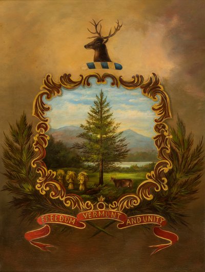 Sigillo del Vermont da Charles Louis Heyde