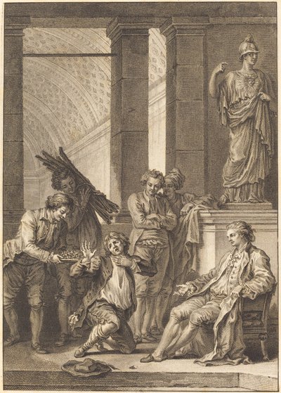 Il contadino da Charles Louis Lingée after Jean Honoré Fragonard