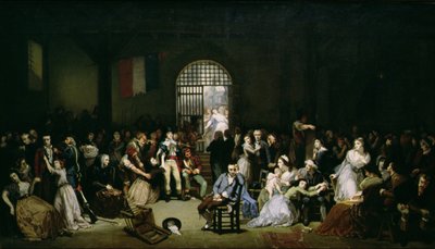 La chiamata per le ultime vittime del Terrore, 7-9 Termidoro, Anno 2 (25-27 luglio 1794), dopo il 1850 da Charles Louis Lucien Muller