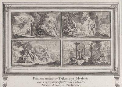 Quattro scene bibliche: i principali misteri del Vecchio e Nuovo Testamento, 1680-1728 da Charles Louis Simonneau