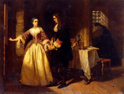 La separazione di Lord William e Lady Rachel Russell nel 1683 da Charles Lucy