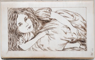 Alice nella casa del Coniglio Bianco, illustrazione da 