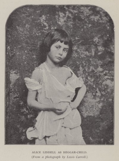 Alice Liddell come bambina mendicante da Charles Lutwidge Dodgson