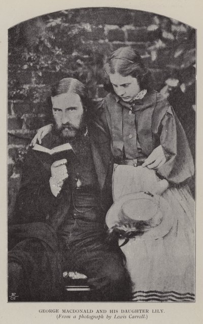 George Macdonald e sua figlia Lily da Charles Lutwidge Dodgson