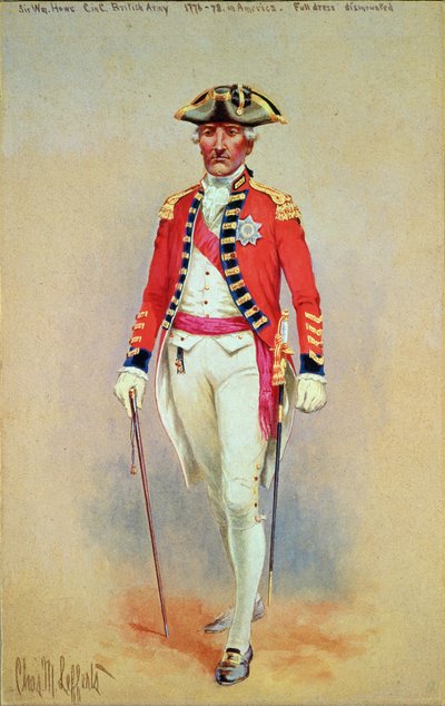 Sir William Howe, comandante in capo dell