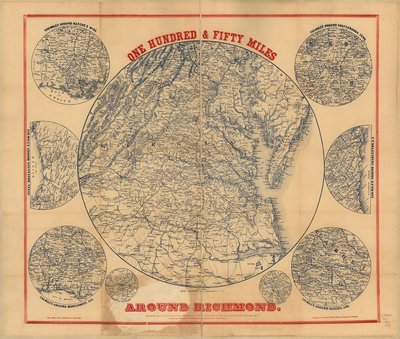 Cento e cinquanta miglia intorno a Richmond. 9ª edizione da Charles Magnus
