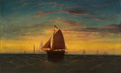 Porto di Boston, ca. 1860-1869 da Charles Manger