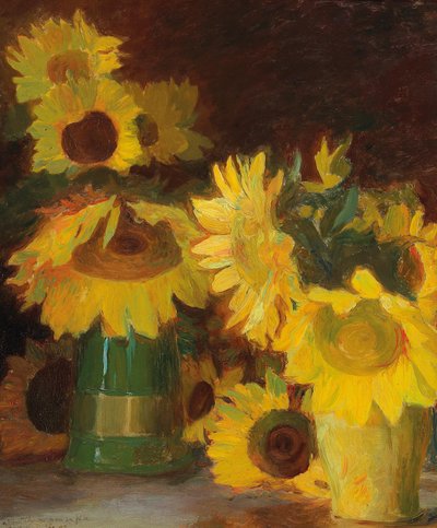 Francese:  Girasoli di Tournesols da Charles Marie Dulac